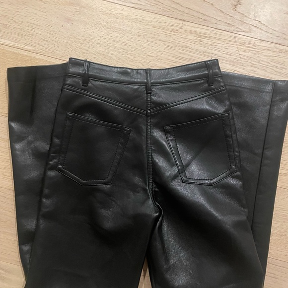 Aritzia Wilfred high waisted leather pant Melina size 00 - Picture 5 of 5